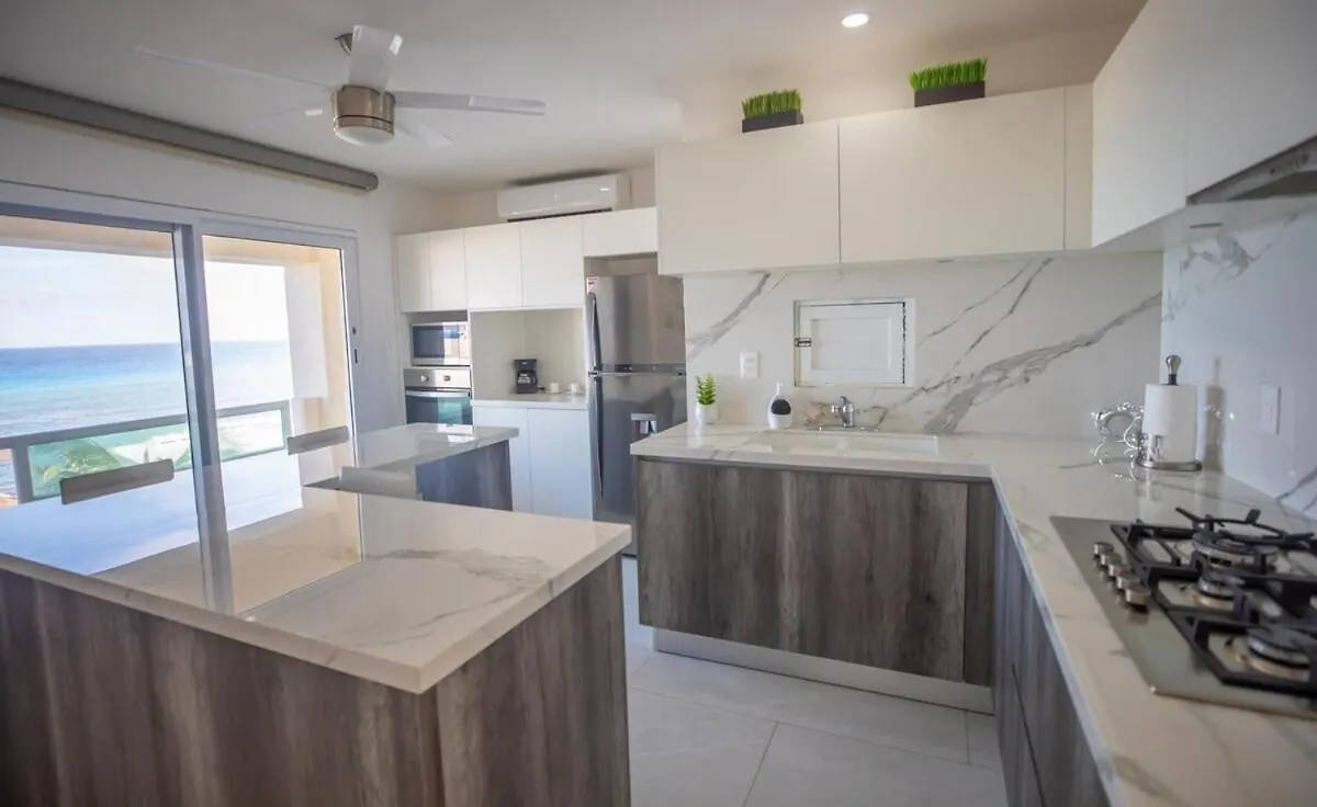 Apartmán Ocean & Lagoon View Penthouse Cancún Mexiko