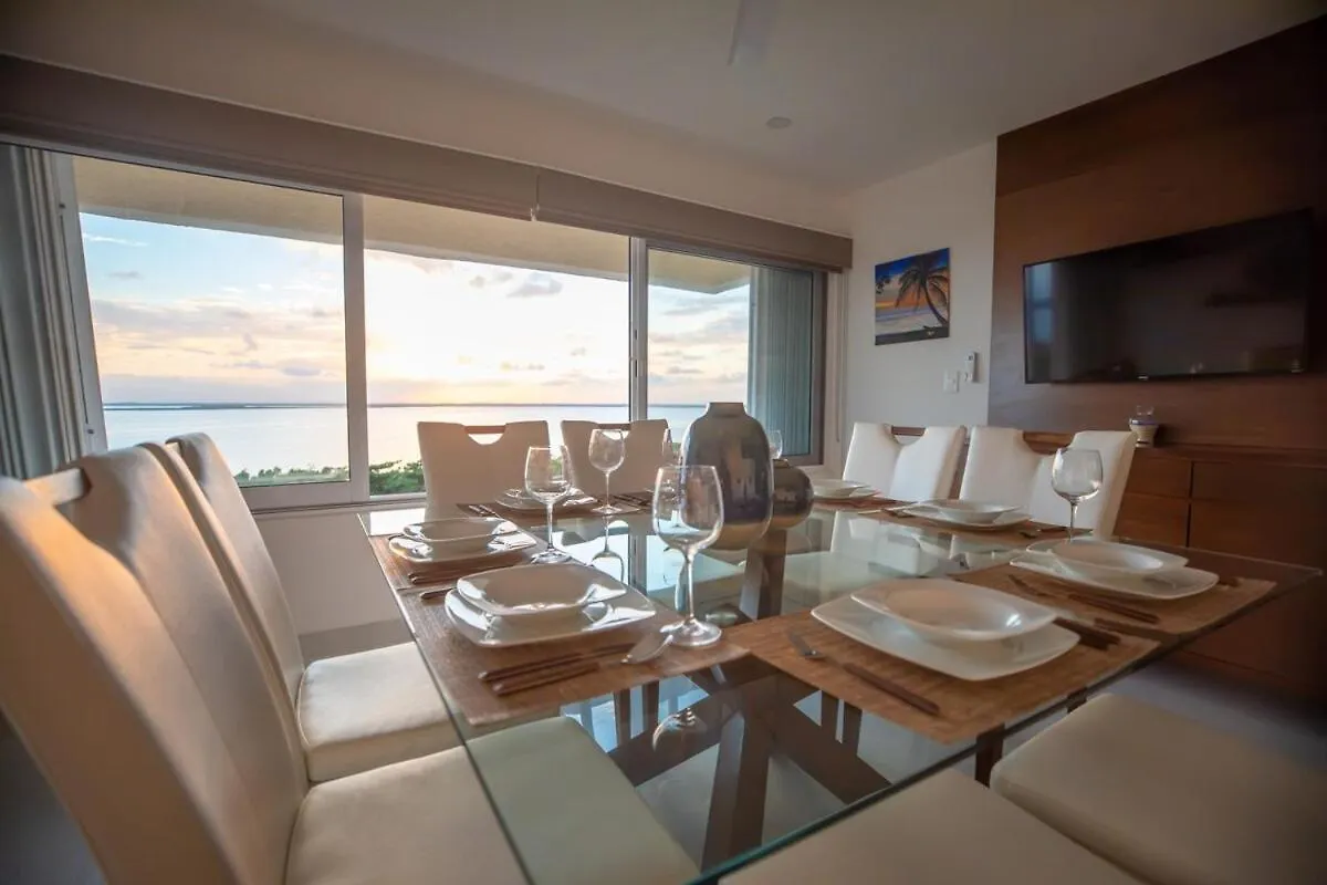 Apartmán Ocean & Lagoon View Penthouse Cancún